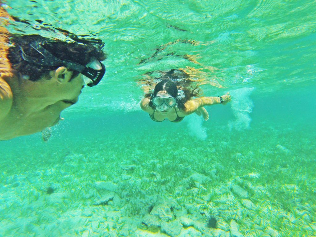 Snorkel na Jamaica