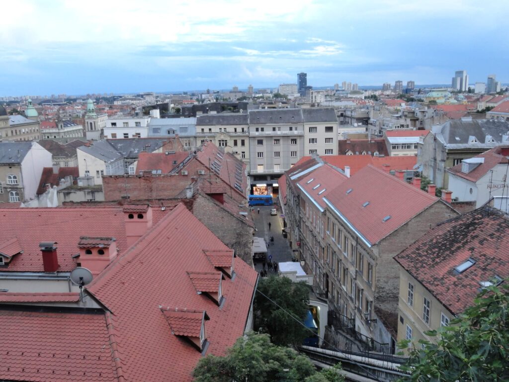 Zagreb vista panoramica